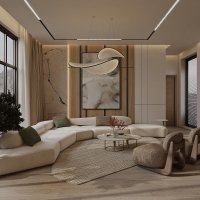 CGI-Modern livingroom